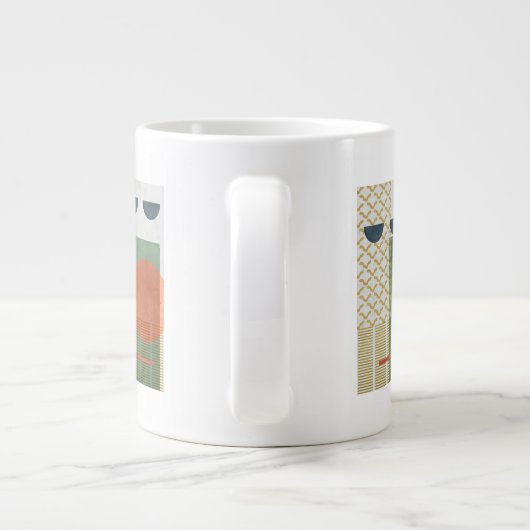 Soleil Rouge III Jumbo-Tasse (Rückseite)