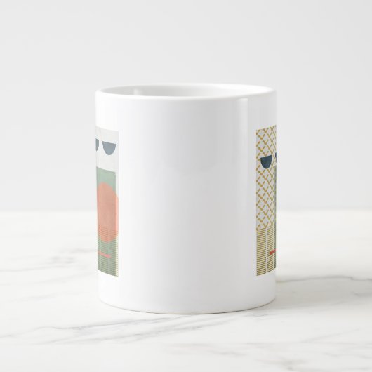 Soleil Rouge III Jumbo-Tasse (Vorderseite)