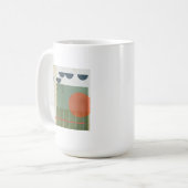 Soleil Rouge III Kaffeetasse (Vorderseite Links)