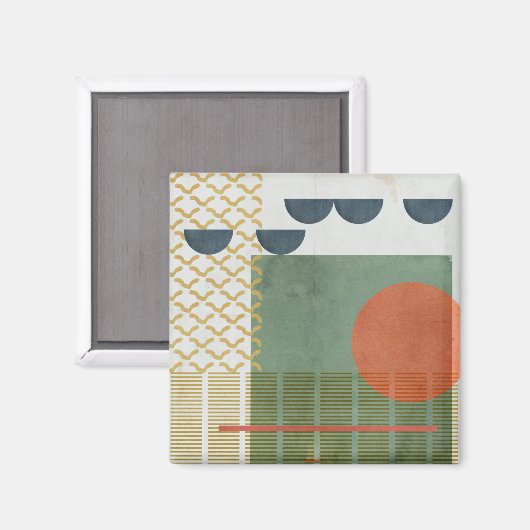 Soleil Rouge III Magnet (Vorderseite/Rückseite)