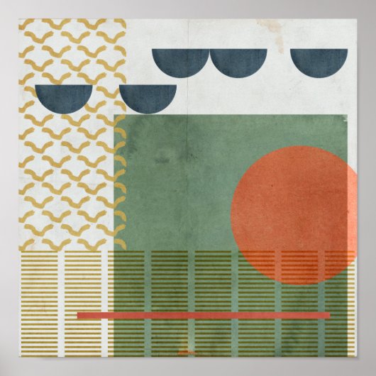 Soleil Rouge III Poster (Vorne)