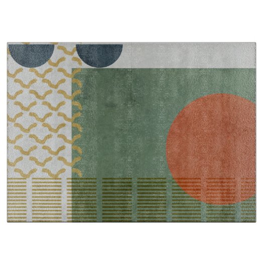 Soleil Rouge III Schneidebrett (Vorderseite)