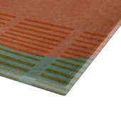 Soleil Rouge III Schneidebrett (Ecke)