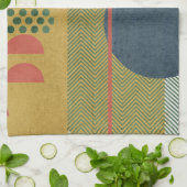 Soleil Rouge IV Geschirrtuch (Gefaltet)