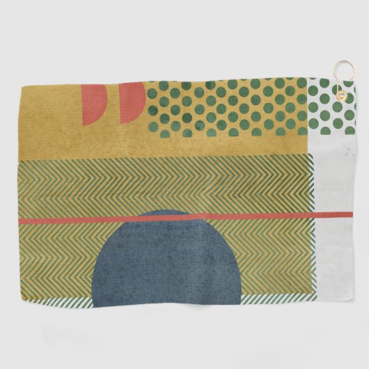 Soleil Rouge IV Golfhandtuch (Horizontal)