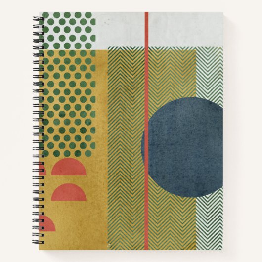 Soleil Rouge IV Notizblock (Vorderseite)