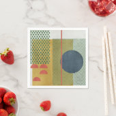 Soleil Rouge IV Serviette (Beispiel)