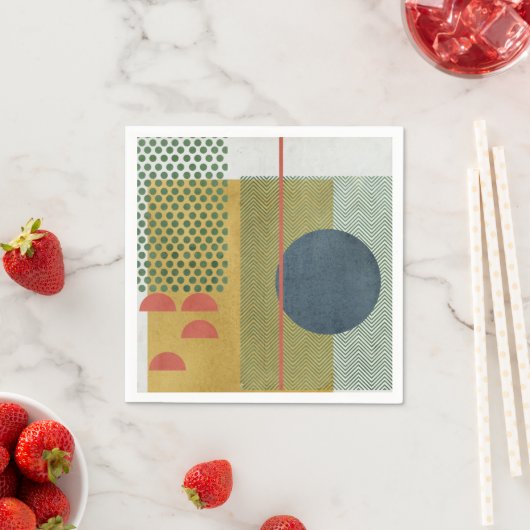 Soleil Rouge IV Serviette (Beispiel)