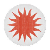 Soleil Sun Sonne Sole Schneidebrett (Vorderseite)