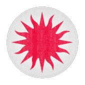 Soleil Sun Sonne Sole Schneidebrett (Vorderseite)