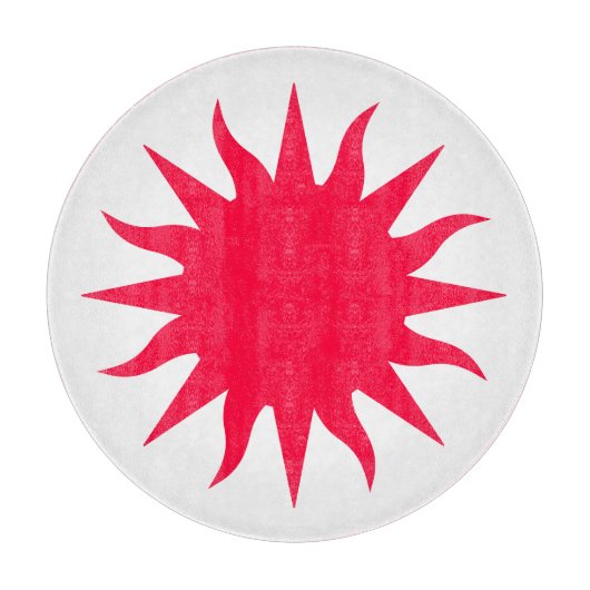 Soleil Sun Sonne Sole Schneidebrett (Vorderseite)