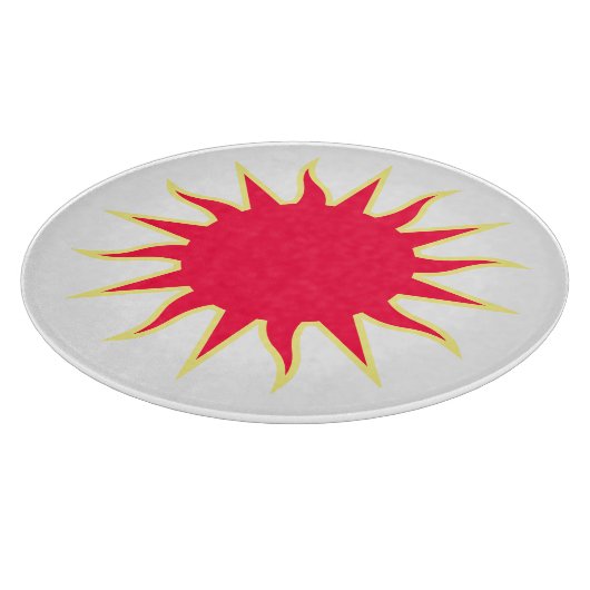 Soleil Sun Sonne Sole Schneidebrett (Ecke)