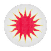 Soleil Sun Sonne Sole Schneidebrett (Vorderseite)