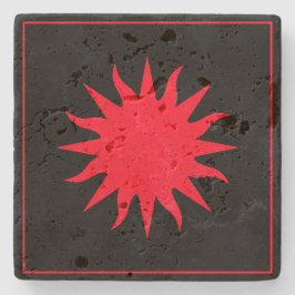 Soleil Sun Sonne Steinuntersetzer