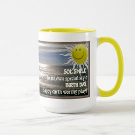 Solenoid-Lächeln-Geburts-Tag Tasse