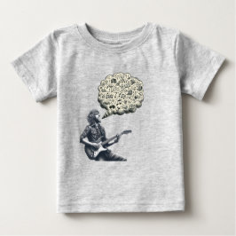 Solfeggio explodierender Gitarrenspieler Baby T-shirt