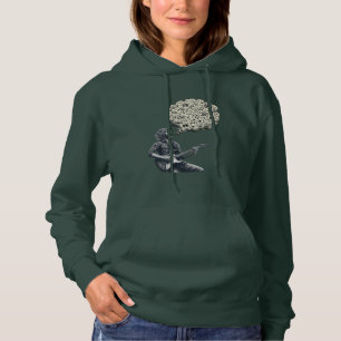 Solfeggio explodierender Gitarrenspieler Hoodie