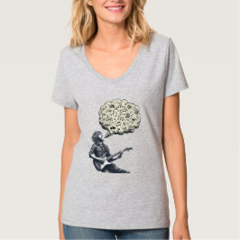 Solfeggio explodierender Gitarrenspieler T-Shirt