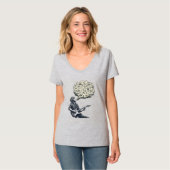 Solfeggio explodierender Gitarrenspieler T-Shirt (Vorderseite Vollansicht)