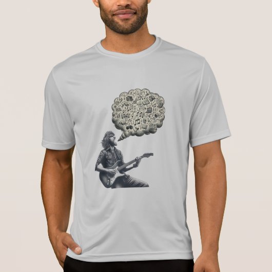 Solfeggio explodierender Gitarrenspieler T-Shirt (Vorderseite)