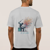 Solfeggio explodierender Gitarrenspieler T-Shirt (Rückseite)