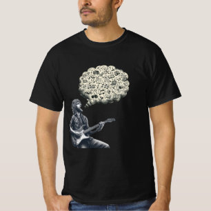 Solfeggio explodierender Gitarrenspieler T-Shirt