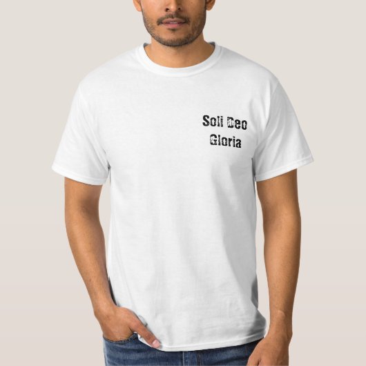 Soli Deo Gloria (2 Korinther-5:21) T-Shirt (Vorderseite)
