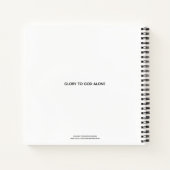 SOLI DEO GLORIA Personalisiert Dankesblatt Notizblock (Rückseite)