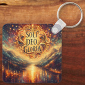 Soli Deo Gloria, Ruhm sei allein Gott, Christlich Schlüsselanhänger (Rückseite)