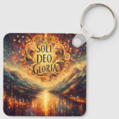 Soli Deo Gloria, Ruhm sei allein Gott, Christlich Schlüsselanhänger (Rückseite)
