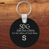Soli Deo Gloria Schlüsselanhänger (Vorderseite)