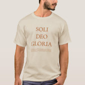 Soli Deo Gloria T-Shirt (Vorderseite)