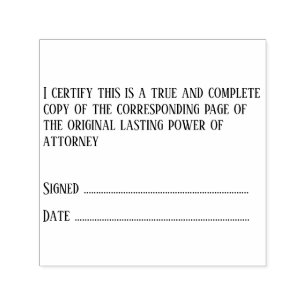 Solicitor Certified-Kopie des Originalanwalts des Permastempel