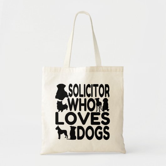 Solicitor, der Hunde Lieben Tragetasche (Vorne)