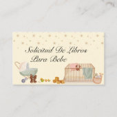 Solicitud de Libro Para Bebe, Buchanfrage Begleitkarte (Vorderseite)