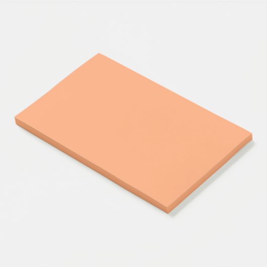 Solid Apricot Post-it Klebezettel (angewinkelt)