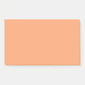 Solid Apricot Post-it Klebezettel (Vorderseite)