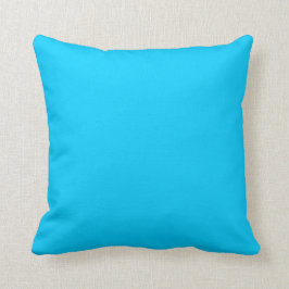 Solid Aqua Blue Kissen