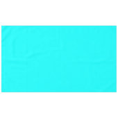 Solid Aqua Blue Tischdecke (Vorderseite (Horizontal))