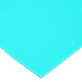 Solid Aqua Blue Tischdecke (Schrägansicht)