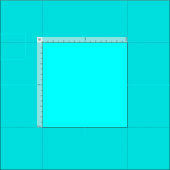 Solid Aqua Stoff (Kachel)