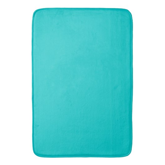 Solid aquamarin blau badematte (Vorderseite Vertikal)