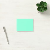 Solid Aquamarine Post-it Klebezettel (Büro)