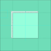 Solid Aquamarine Stoff (Kachel)