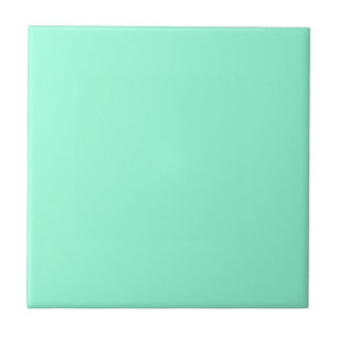Solid Aquamarine Tile Fliese
