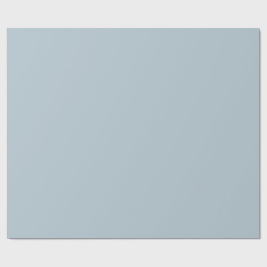 Solid Arcadian Blue Farbe Geschenkpapier (Flach)