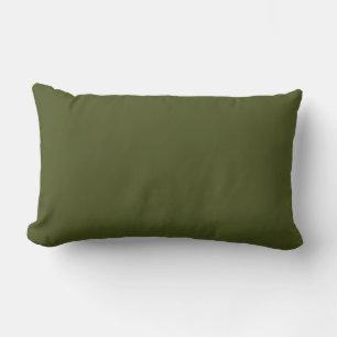 Solid Army Green American Mojo Pillow Lendenkissen