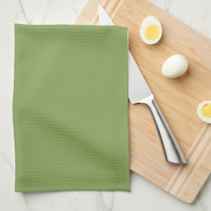 Solid Asparagus Green Handtuch