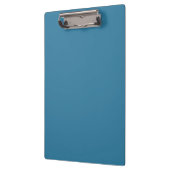 Solid Astral Blue Custom Clip Board Klemmbrett (Links)
