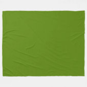 Solid Avocado Green Fleecedecke (Vorderseite (Horizontal))